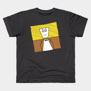 Suspicious Expression Drawing Kids T-Shirt